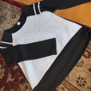 Black long sleeve top